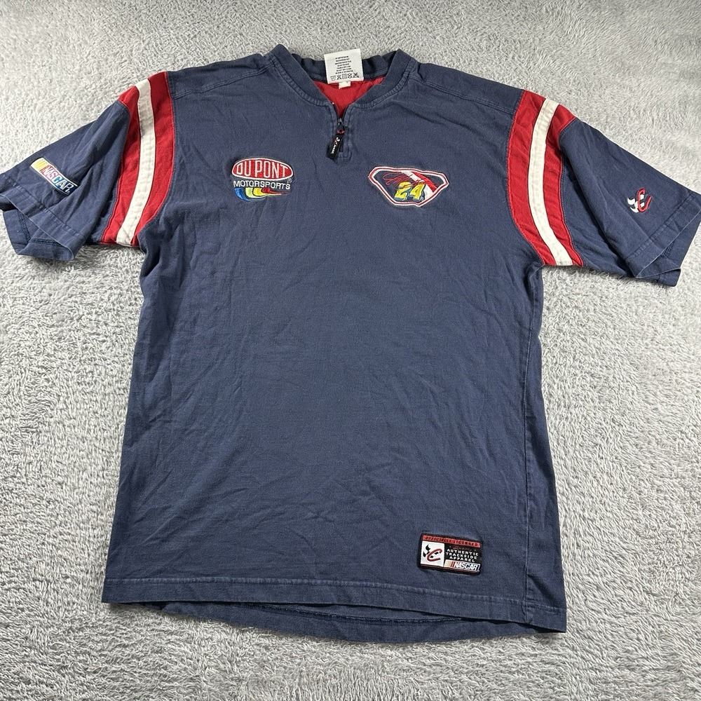 VINTAGE Chase Authentics‎ Dupont Motorsports Shirt Mens Medium NASCAR Gordon #24